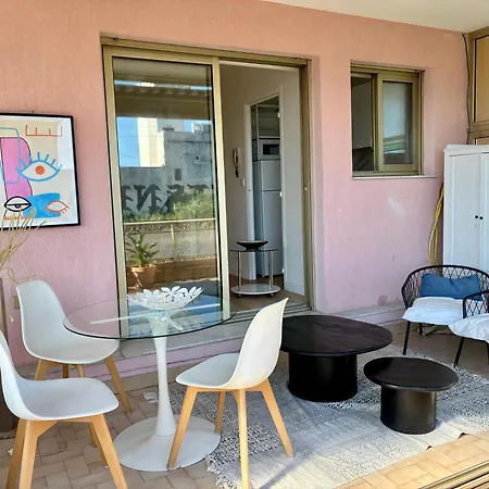 - Plages - Parking Prive - Terrasse Vue Apartment Juan-les-Pins